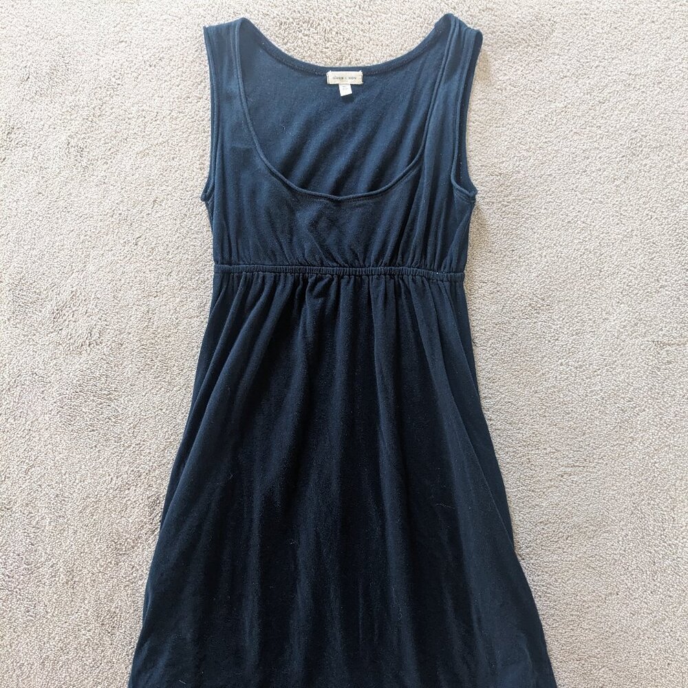 Early 2000's blue scoop neck casual dress - Picture 4 of 6